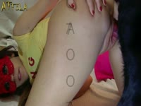 Slutty cutie gets eagerly penetrated by her canine's cock